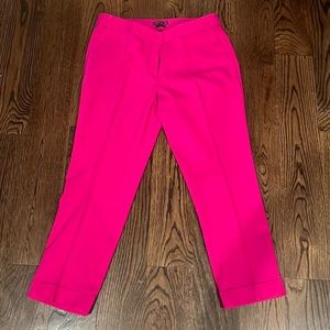 Express pink Capri Editor pants, size 10